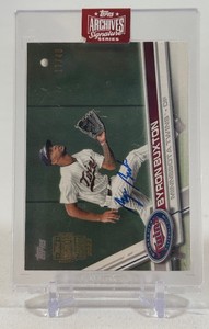 Byron Buxton On-Card Auto 40 2017 Topps Archives Certified Autograph #227 Numbered 1740 Minnesota Twins Baseball Card