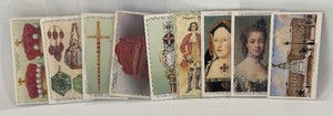 1930s Churchman Tobacco 9 Card Royals Vintage Lot Including Buckingham Palace