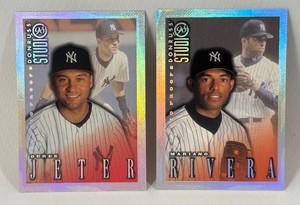Derek Jeter and Mariano Rivera 1998 Donruss Studio 1,000 Baseball Cards