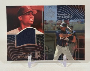 Jacque Jones Game-Used Jersey 2004 Upper Deck Reflections #150 Minnesota Twins Baseball Card