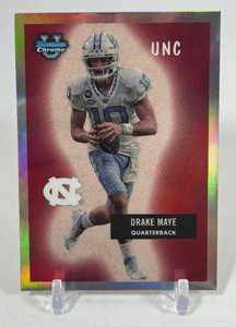 Drake Maye RC 2023 Bowman University Chrome 1955 #55BF-17 Rookie Football Card