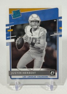 Justin Herbert RC Variation 2020 Donruss Optic #303 Rookie Football Card