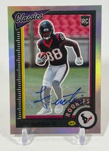 John Metchie RC Auto 2022 Classics #167 Rookie Football Card