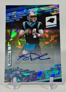 Sam Darnold Auto 5 2021 Prestige Xtra Points Platinum #166 Numbered 35 Football Card