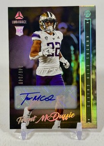 Trent McDuffie RC Auto 349 2022 Luminance #146 Numbered 346349 Rookie Football Card