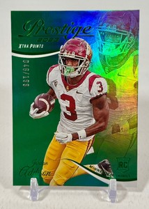 Jordan Addison RC 199 Green Holo 2023 Prestige Xtra Points #352 Numbered 46199 Rookie Minnesota Vikings Football Card
