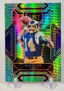 Dan Fouts 189 Bookend Dragon Scale 2021 Select Club Level #242 Football Card