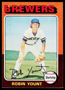 Robin Yount RC 1975 Topps #223 Vintage Rookie Baseball Card