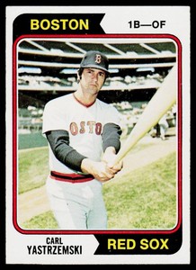 Carl Yastrzemski 1974 Topps #280 Vintage Baseball Card