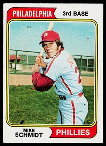 Mike Schmidt 2nd Year 1974 Topps #283 Vintage Baseball Card