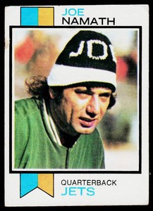 Joe Namath 1973 Topps #400 Vintage Football Card
