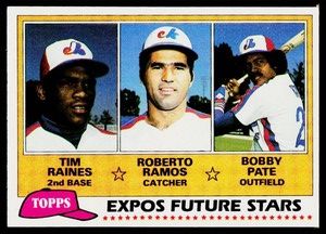Tim Raines RC 1981 Topps #479 Vintage Rookie Baseball Card