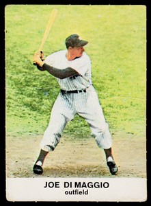 Joe DiMaggio 1961 Golden Press #9 Vintage Baseball Card