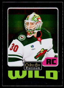 Jesper Wallstedt RC 2024-25 OPC Platinum #R69 Rookie Minnesota Wild Hockey Card