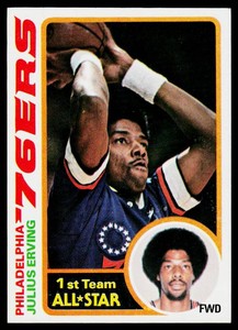 Julius Erving 1978-79 Topps #130 Vintage Basketball Card
