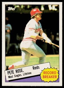 Pete Rose Topps Tiffany RARE 1985 #6 Vintage Baseball Card
