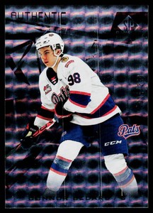 Connor Bedard Foil RC 2021-22 CHL SP Game Used SPGU Authentic Prospects #2 Rookie Hockey Card