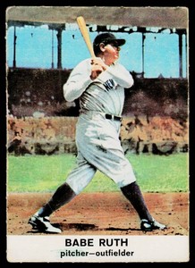 Babe Ruth 1961 Golden Press #3 Vintage Baseball Card