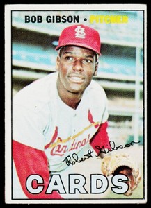 Bob Gibson 1967 Topps #210 Vintage Baseball Card