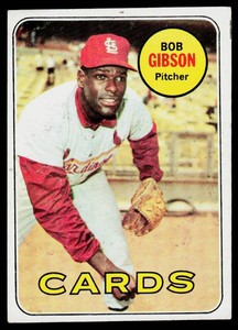 Bob Gibson 1969 Topps #200 Vintage Baseball Card