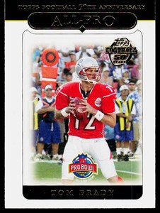 Tom Brady 2005 Topps Pro Bowl 50th Anniversary #352 Football Card