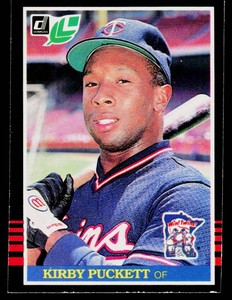 Kirby Puckett RC 1985 Leaf #107 Vintage Rookie Minnesota Twins Baseball Card