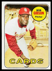 Bob Gibson 1969 Topps #200 Vintage Baseball Card