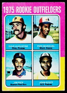 Jim Rice RC 1975 Topps Rookie Outfielders #616 Vintage Rookie Baseball Card