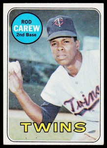 Rod Carew 1969 Topps #510 Vintage Minnesota Twins Baseball Card