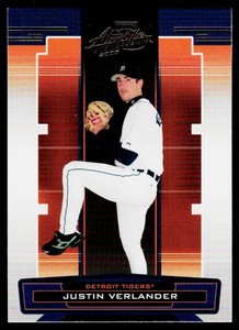 Justin Verlander RC 2005 Absolute Playoff Memorabilia #100 Rookie Baseball Card