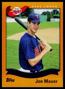 Joe Mauer RC 2002 Topps #622 Rookie Minnesota Twins Baseball Card
