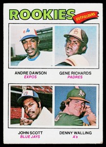 Andre Dawson RC 1977 Topps Rookie Outfielders #473 Vintage Baseball Card