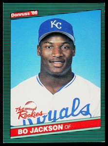 Bo Jackson RC 1986 Donruss The Rookies #38 Baseball Card