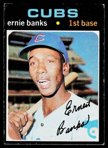 Ernie Banks 1971 Topps #525 Vintage Baseball Card