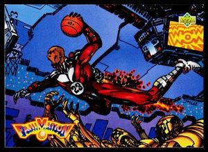 Michael Jordan 1992-93 Upper Deck FaniMation #506 Basketball Card