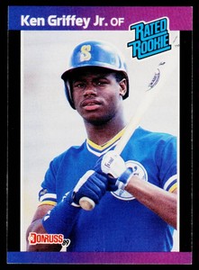 Ken Griffey Jr. RC 1989 Donruss Rated Rookie #33 Baseball Card