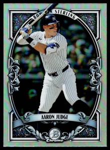 Aaron Judge 2025 Bowman Chrome Sterling Refractor #BST-4 Baseball Card
