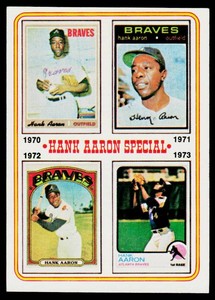 Hank Aaron 1974 Topps #6 Vintage Baseball Card