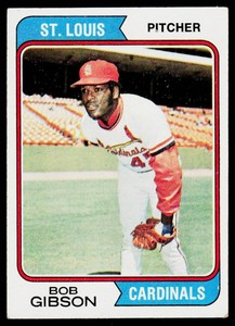 Bob Gibson 1974 Topps #350 Vintage Baseball Card