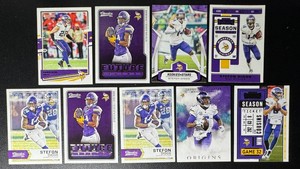 Minnesota Vikings 9-Card Football Card Lot