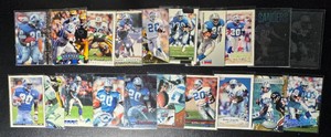 Barry Sanders 20-Card Football Card Lot