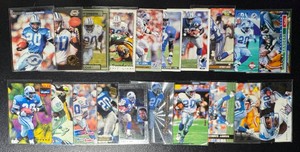 Barry Sanders 20-Card Football Card Lot (2)