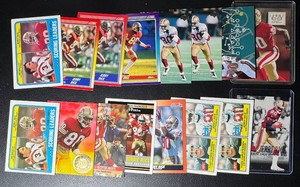 Jerry Rice 16-Card Football Card Lot