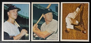 3-Card New York Yankees Reprint Baseball Card Lot