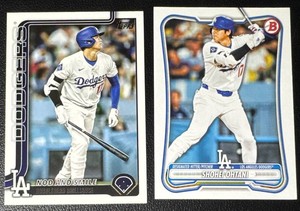 Shohei Ohtani 2-Card Baseball Card Lot