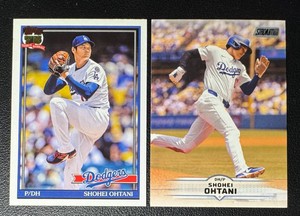 Shohei Ohtani 2-Card Baseball Card Lot (2)