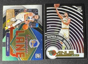 Stephen Curry 2-Card Insert Basketball Card Lot