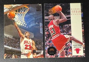 Michael Jordan 2-Card Basketball Card Lot