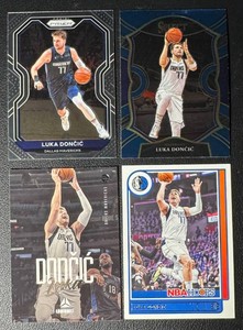 Luka Doncic 4-Card Basketball Card Lot