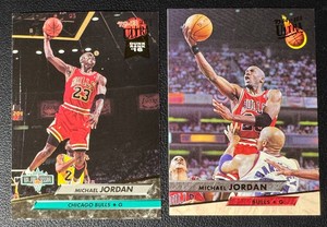 Michael Jordan 2-Card Basketball Card Lot (2)